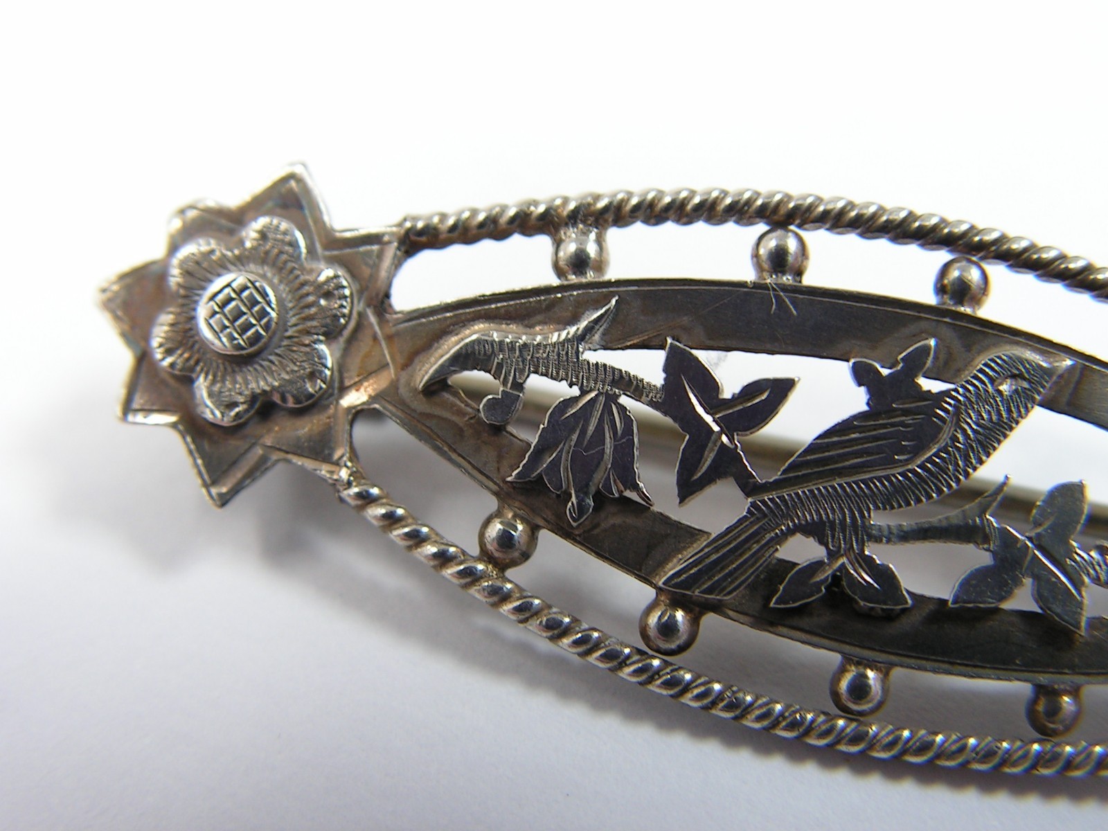 Antique Solid Sterling Silver Aesthetic Sweethear… - image 5