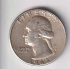 1963-P WASHINGTON QUARTER 25¢ PHILADELPHIA 90% SILVER COIN UNITED STATES MINT