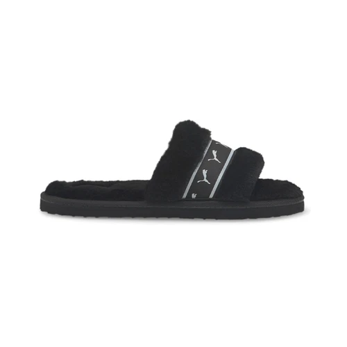 Sandali casual neri Puma Fluff Remix Slide giovani ragazze 38534701