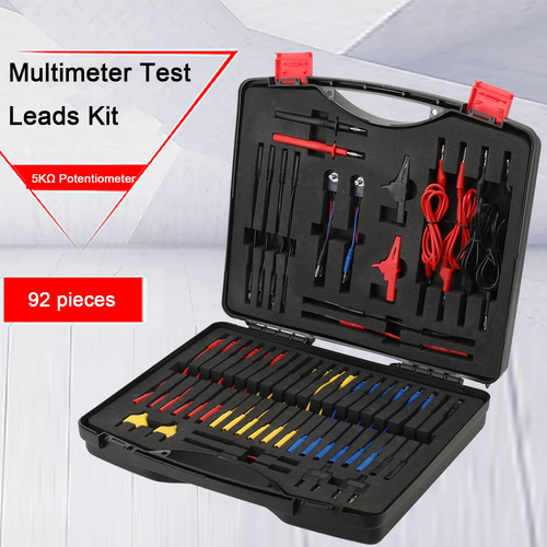 92 Teile/Satz Auto Multimeter Test Führt Kit Multi Funktion Elektrische Relais T