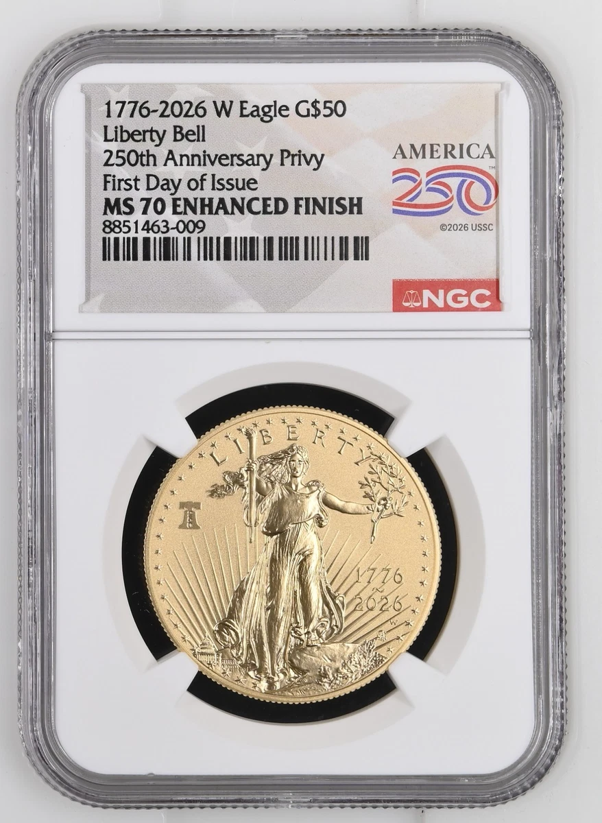 American Eagle MS 70 Graded Business NGC Certified Gold Bullion