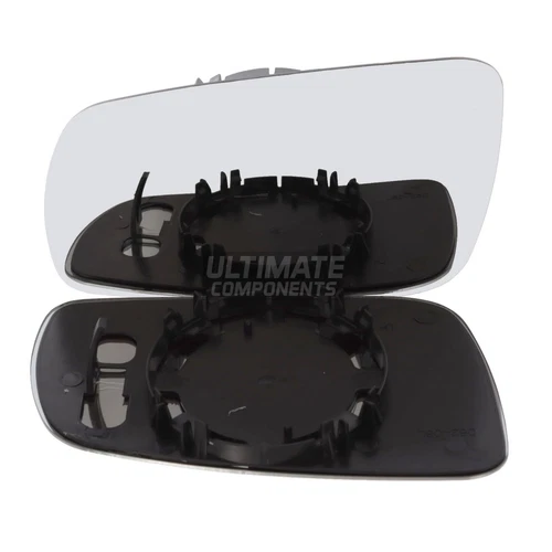 Wing Mirror Glass Audi A4 B5 8D Estate 1995-2001 Chrome Convex Passenger Side