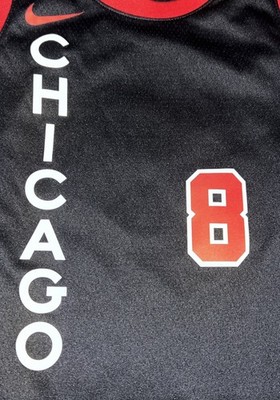 Chicago Bulls Nike Zach Lavine NBA City Edition Youth Medium