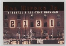 1996 Classic Baseball's All-Time Ironman Cal Ripken Jr #CR7 HOF 2yi