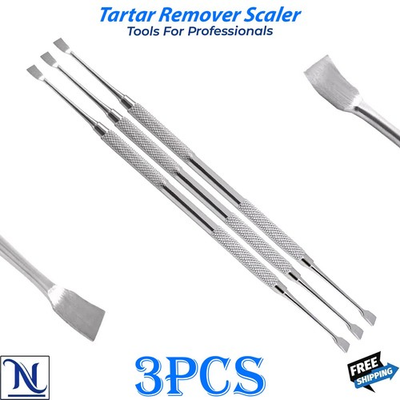 #ad Tooth Scraper Dental Calculus Remover Plaque Tartar Scaler Explorer Tools Probe $116.43
