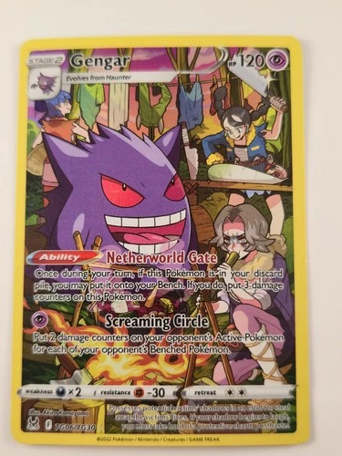 New ListingPokémon Gengar TCG TG06/TG30 Lost Origin Trainer Gallery Holo Ultra Rare MP