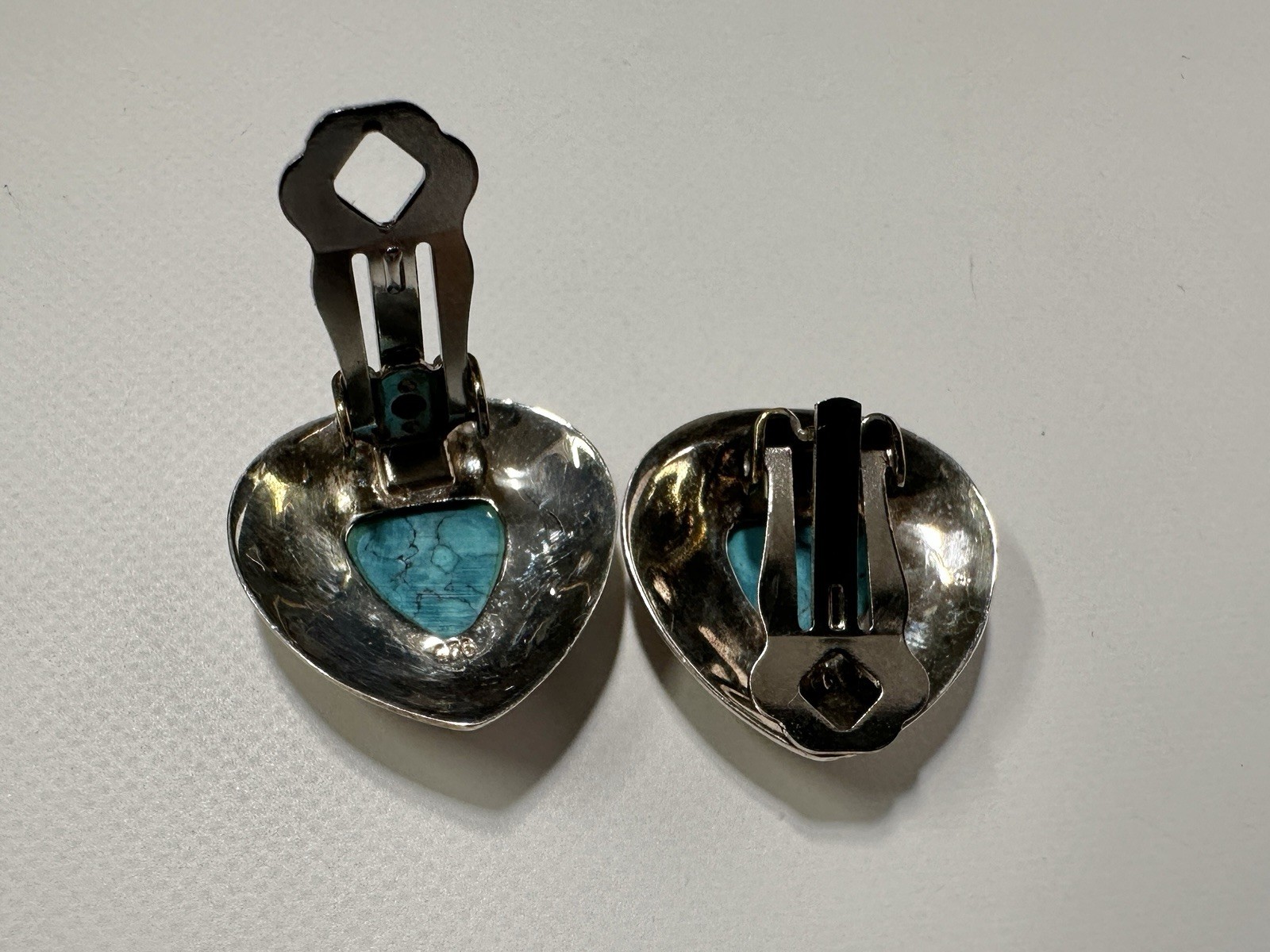 NICE Triangular Shaped Stabilized Turquoise Sterl… - image 5