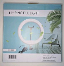 Zomei LED 12-Inch Ring Fill Light w/ Phone Holder