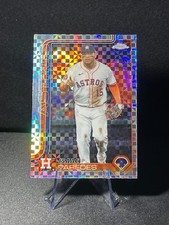 2025 Topps Chrome Update Series - Isaac Paredes X-Fractor USC29 Astros MLB