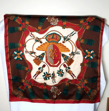 Tie Rack ART OF THE SCARF Large 90cm x 90cm Made in Italy as