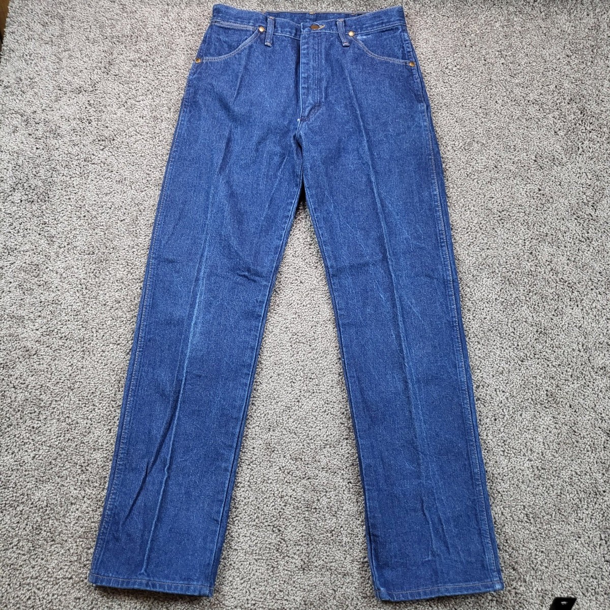 Wrangler 13MWZ Cowboy Cut Jeans Mens 32x32 Indigo Blue Made in USA