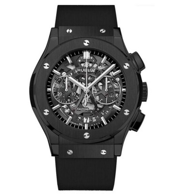 Hublot Classic Fusion Aerofusion Skeleton Dial Ceramic Black 45mm 525.CM.0170.RX