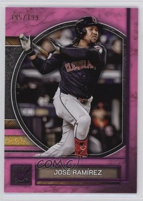 2025 Topps Museum Collection Pink Sapphire /199 Jose Ramirez José Ramírez 1b6v