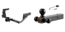 CURT Trailer Hitch 2in Receiver, Multi-Ball Mount, Hitch Lock Towing Kit - 13135