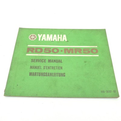 Original Yamaha RD 50 MR 50 Werkstatthandbuch Reparaturanleitung manual C3943