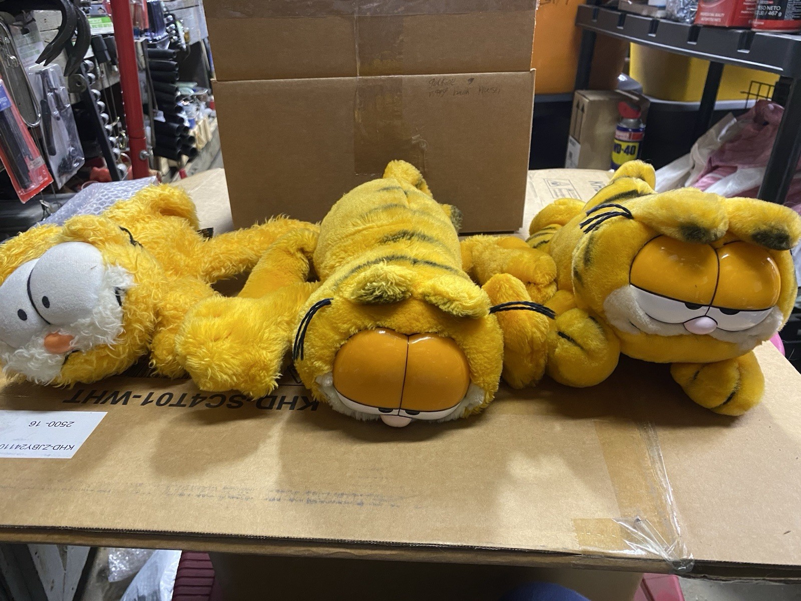 Garfield Laying Lot Of 3!