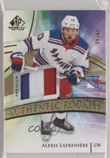 2020 SP Game Used Authentic Rookies Gold 39/65 Alexis Lafreniere #150 Patch 7o1