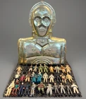 31 Star Wars Action Figures 1977 - 1983 In C-3PO Collectors Case Boba Fett Lot