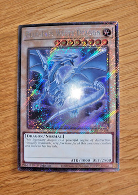 Blue Eyes White Dragon RA04-EN108 Platinum Secret Rare English 1st Edition