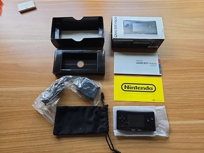 Nintendo Game Boy Micro Black console boxed GREAT Universal US SELLER