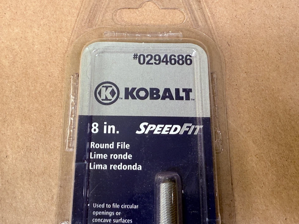 Kobalt SpeedFit 8 in. Round File (works with 5/16" handle system) #0294686 - Image 2 of 4