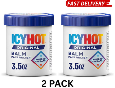#ad 2 Pack Icy Hot Original Muscle amp; Joint Pain Relief Balm with Menthol 3.5oz $13.49