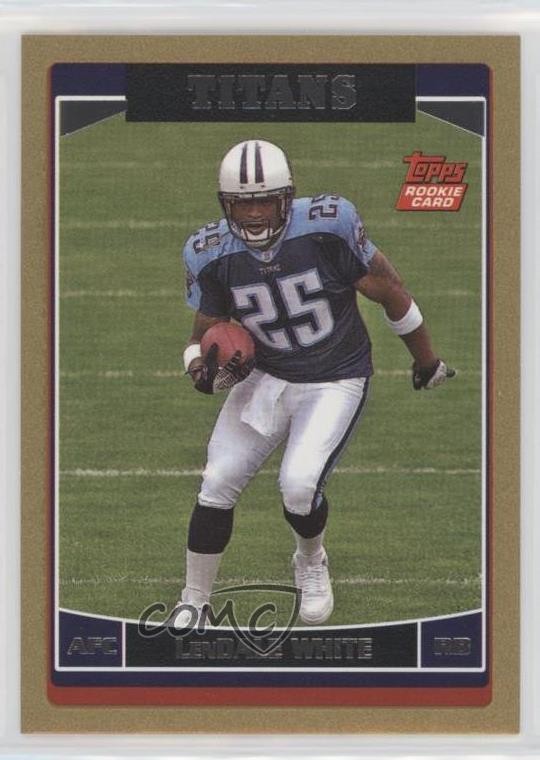 2006 Topps Gold 95/2006 LenDale White #368 Rookie RC 1m8
