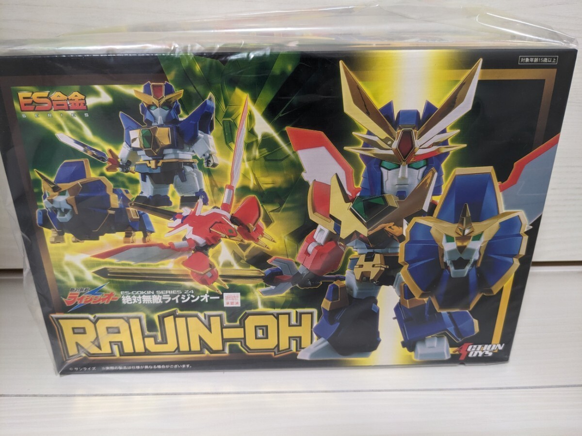 Figura transformadora juguetes de acción de aleación ES Raijin-Oh Absolute Invincible Raijin-Oh