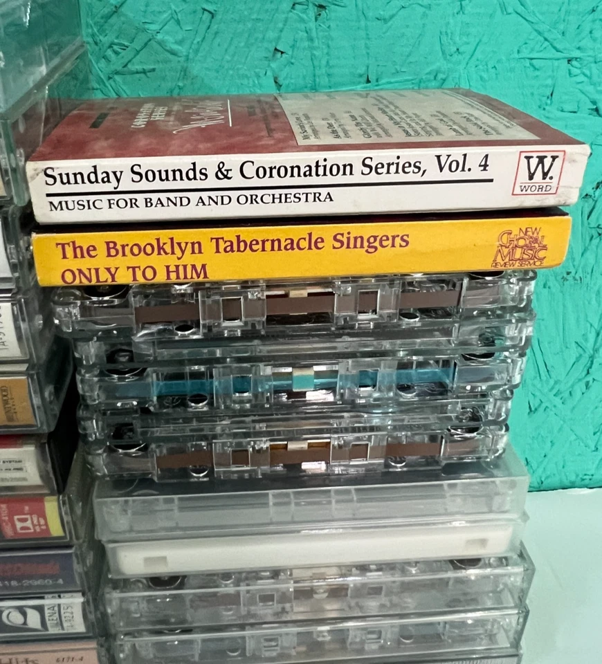 Gospel Lot of 23 Music Cassette Tapes Hymns Christian Gospel Choral Trax Demos - Image 3 of 4