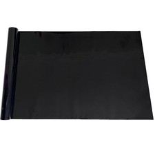 XCNO Aquarium Background Static Cling Black Fish Tank 27.6" x 11.8" In