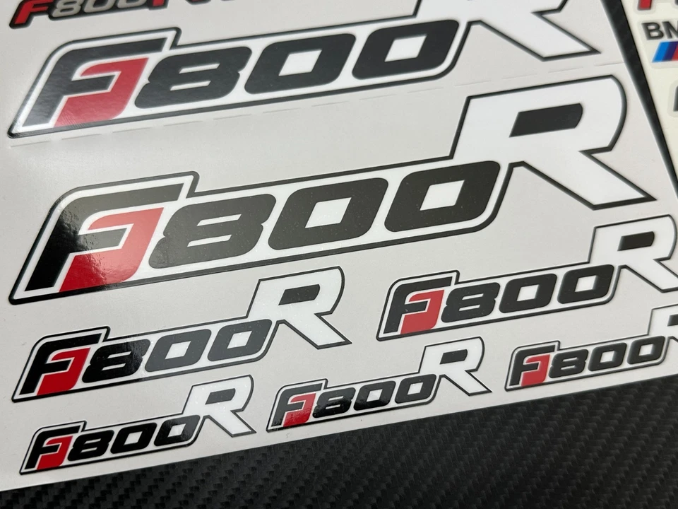 Motorrad Aufkleber Grafik stickers decals für BMW F800R Laminiert Rot - Bild 3 von 4