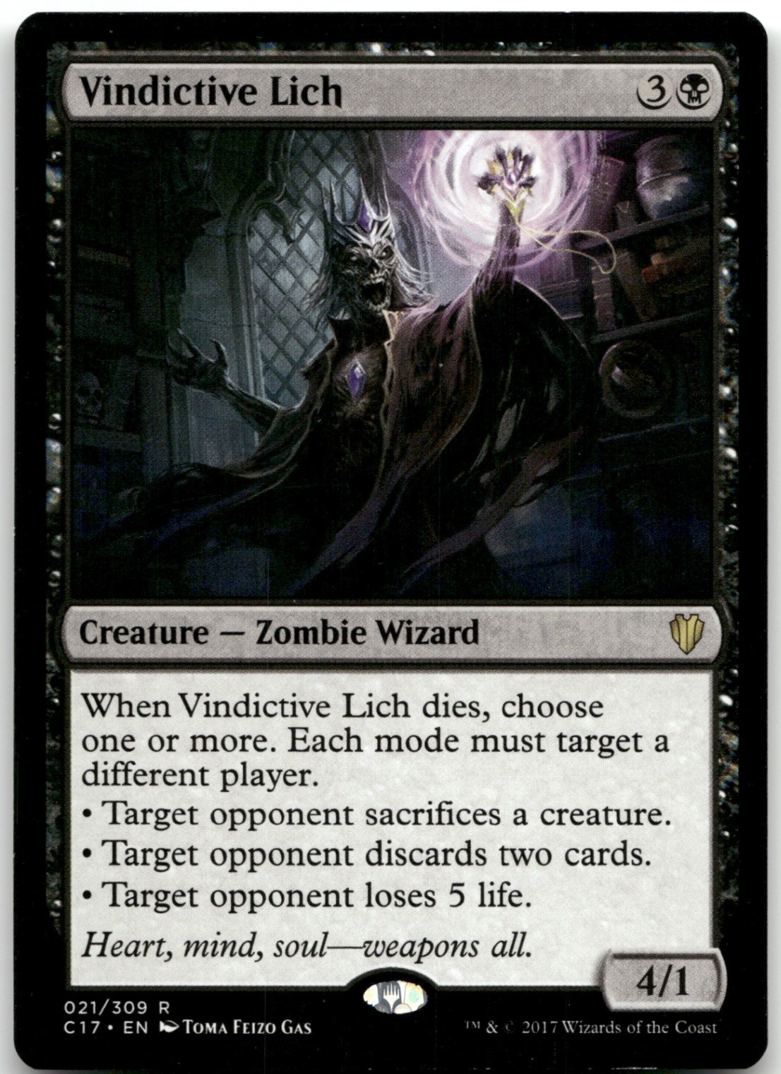 Vindictive Lich NM Normal R Commander 2017 21