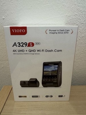 VIOFO A329S 2CH 4K 60FPS+2K HDR Dash Cam with Sony STARVIS 2 Sensor