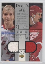 2001 Honor Roll Dean's List /1000 Mikael Samuelsson Sergei Fedorov #95 HOF 0v0