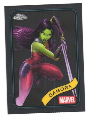 Topps Marvel Chrome 2025 Trading Card 140 Gamora