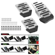 3x Car Non-slip Gas Manual Brake Foot Clutch Pedal Accelerator Pad Cover Kit