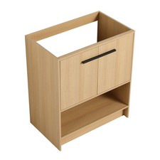 30" Bathroom Vanity, 2 doors, Freestanding Bathroom Cabinet Vanity, Plywood