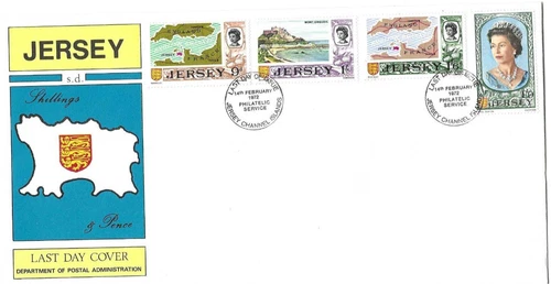 Jersey Comm/FDC -  Last Day Cover - 1972 - (JES269)
