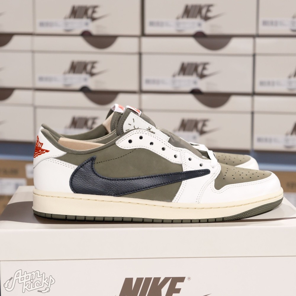 Jordan 1 Retro Low OG SP Travis Scott Medium Olive DM7866-200 Men's