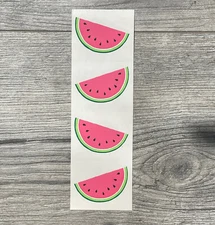 Mrs. Grossman's Sticker Sheet Watermelon Vintage  Dated 1990 Stickers RARE HTF