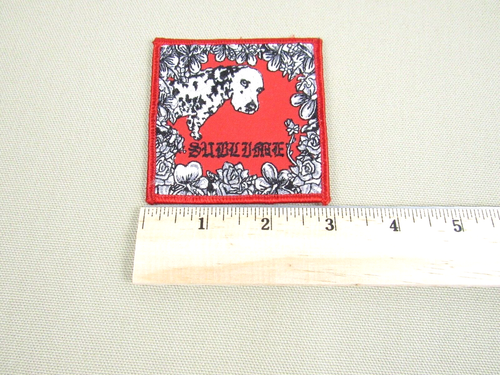Sublime Lou Dog Long Beach California 3"x3" Inch Iron On Patch Unused Dalmatian