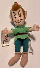 Walt Disney Club Exclusive 10  Peter Pan Bean Bag Toy Plush Stuffed Animal w Tag