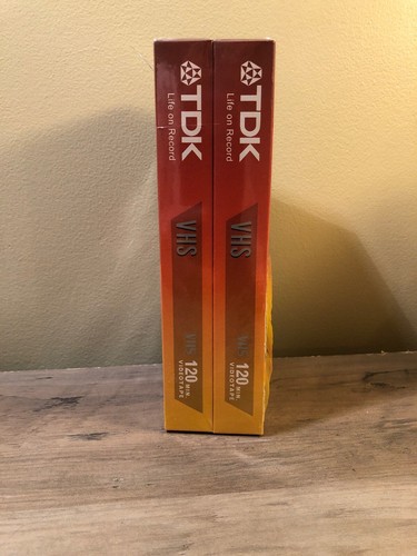 TDK VHS T-120 Videoband 2er-Packung neu versiegelt leer Calidad Superior - Bild 3 von 6