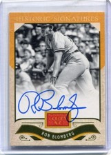 2012 Panini Golden Age - RON BLOMBERG - Autograph - NEW YORK YANKEES