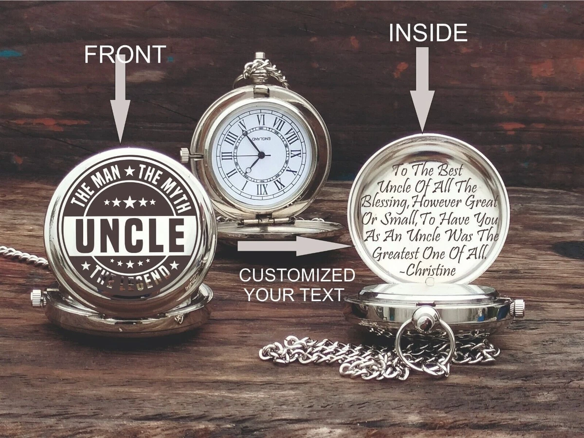 Personalized pocket watch hot sale