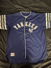 Vintage Mighty Mac Sports Bernie Williams #51 New York Yankees Jersey-Youth XL