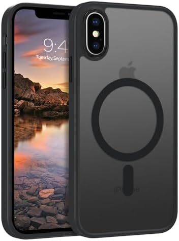 for iPhone Xs Max Case, Xs Max iPhone Case [Compatible with MagSafe] Translucent