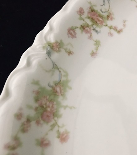 Hutschenreuther SELB Bavaria Maple Leaf Oval Serving Platter 15” By 11” @24 - Picture 6 of 8