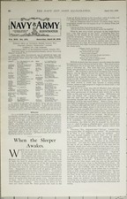 1902 Print 19. April Navy & Army Editorial News Snippets British Empire