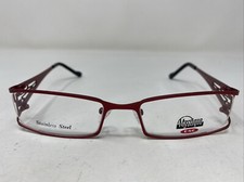 CSC MYSTIQUE 5014 MATTE BURGUNDY 53-17-135 METAL FULL RIM EYEGLASSES FRAME GF60